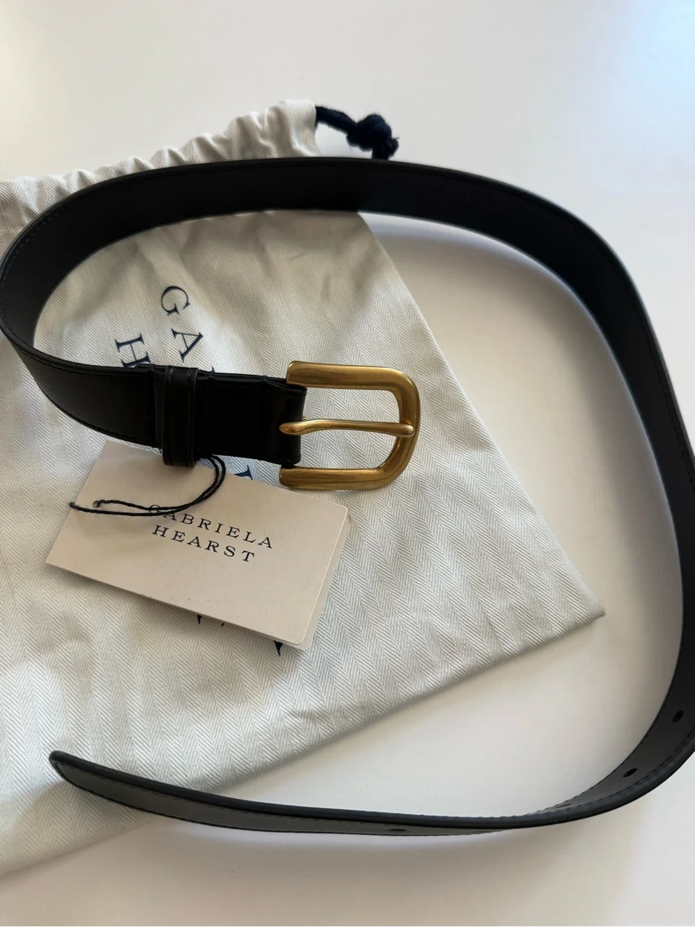 Gabriela Hearst Sam Leather Belt